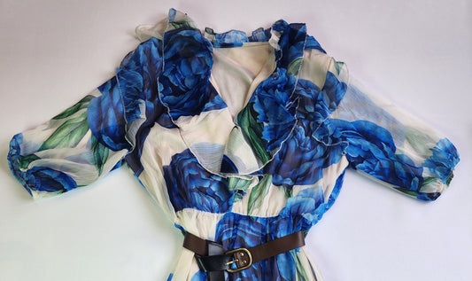 Long floral dress for women