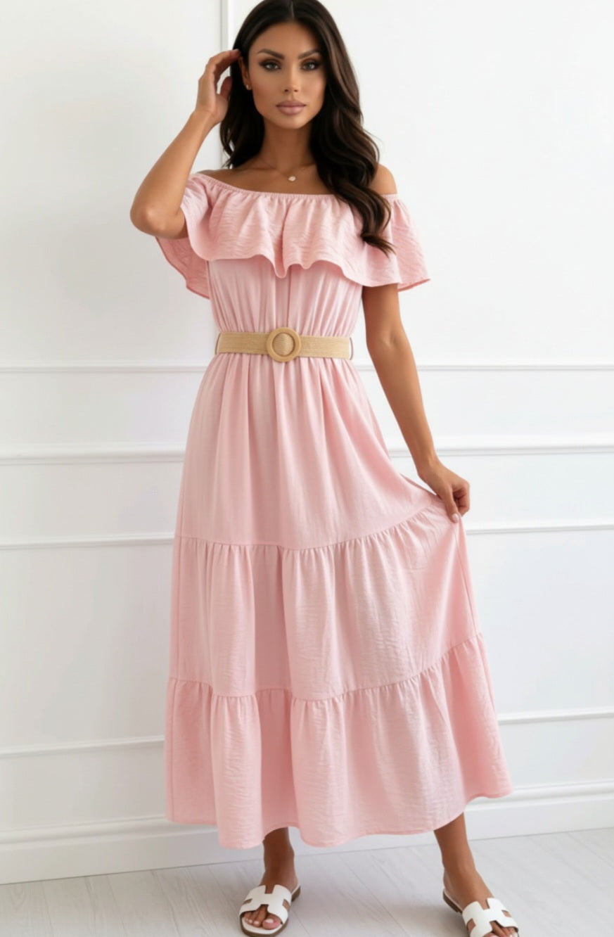 Era Off-Shoulder Maxi Dress