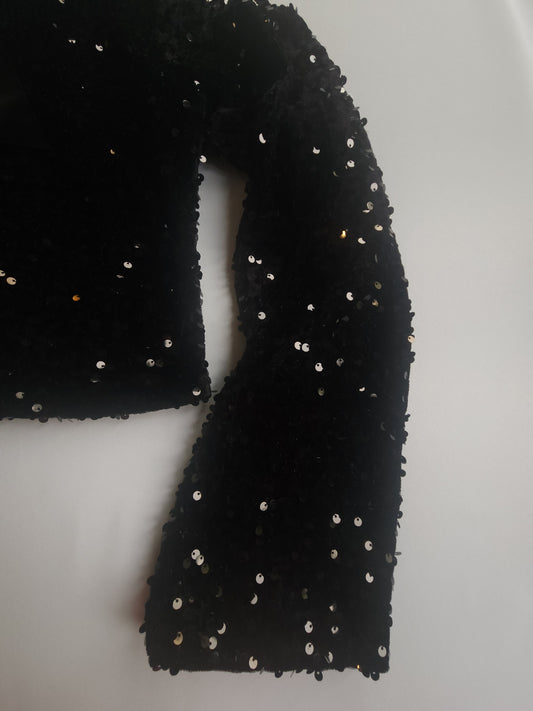 Black Long Sleeve Top One Size