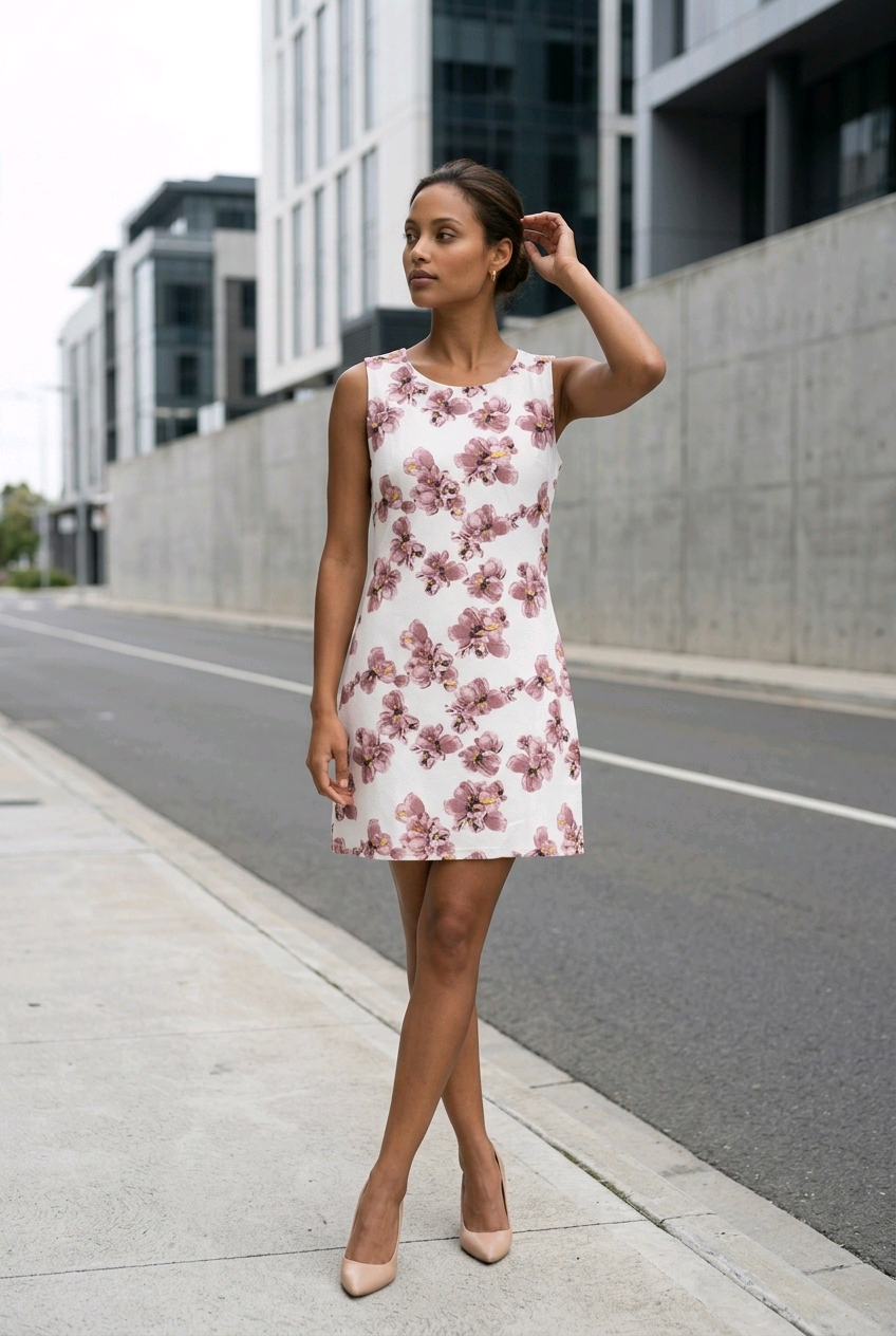 Effortless Floral Midi Dress