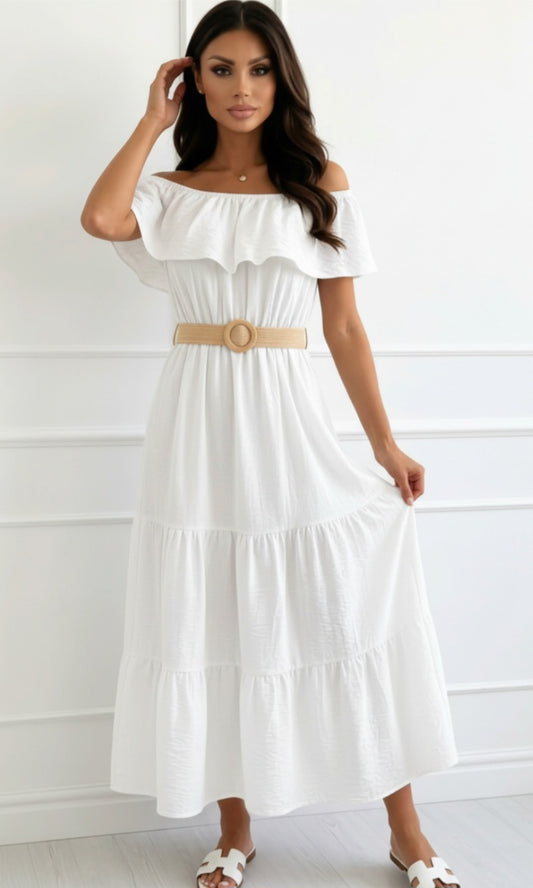Era Off-Shoulder Maxi Dress