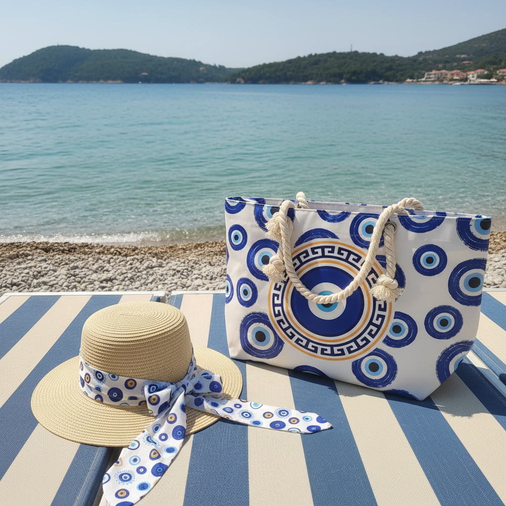 Chalkida Hat & Bag Set