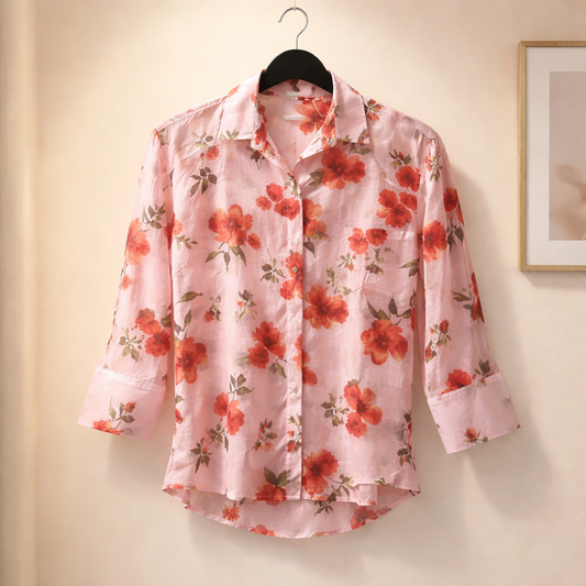 Floral shirt long sleeve