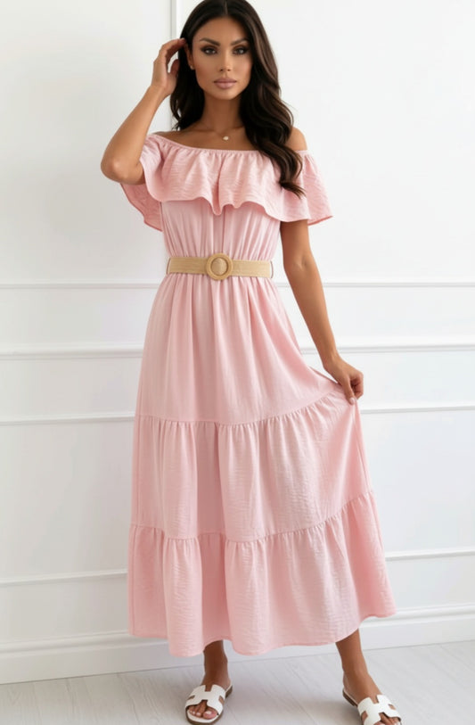 Era Off-Shoulder Maxi Dress