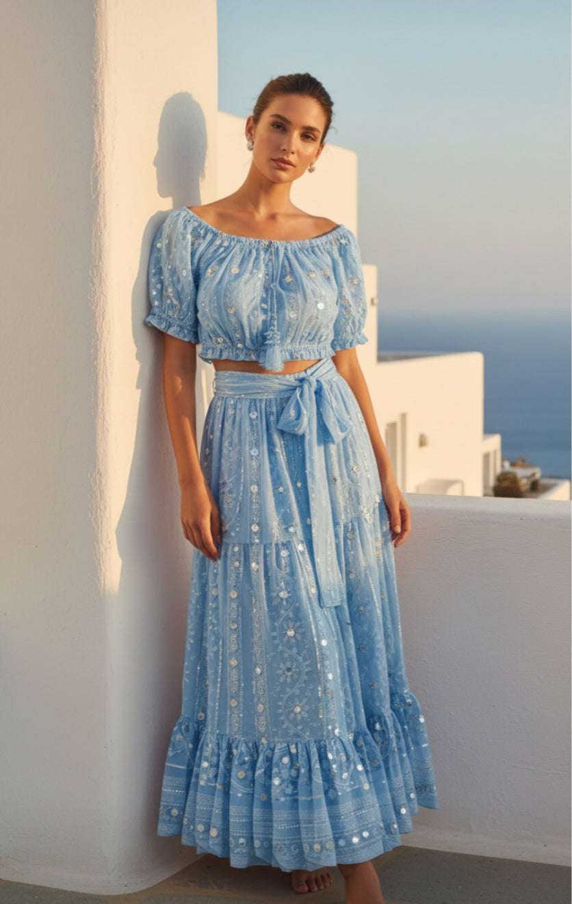 Mykonos Mirror Set