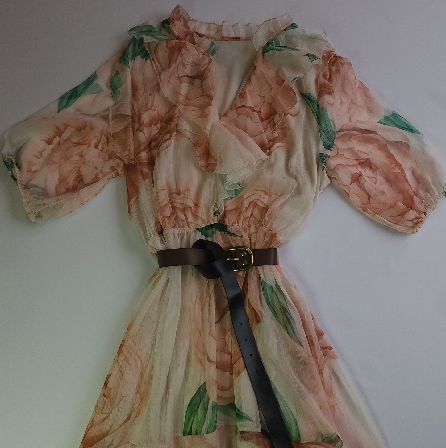 Long floral dress for women