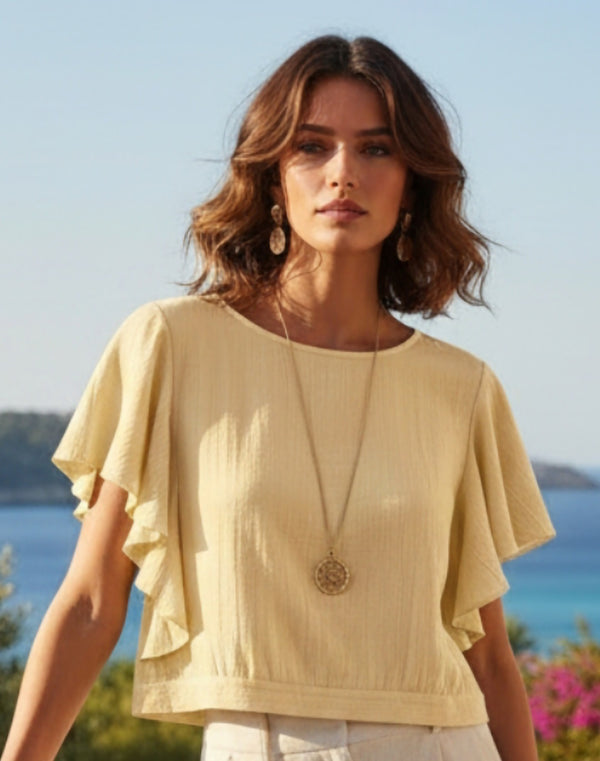 Aegean Flutter Top