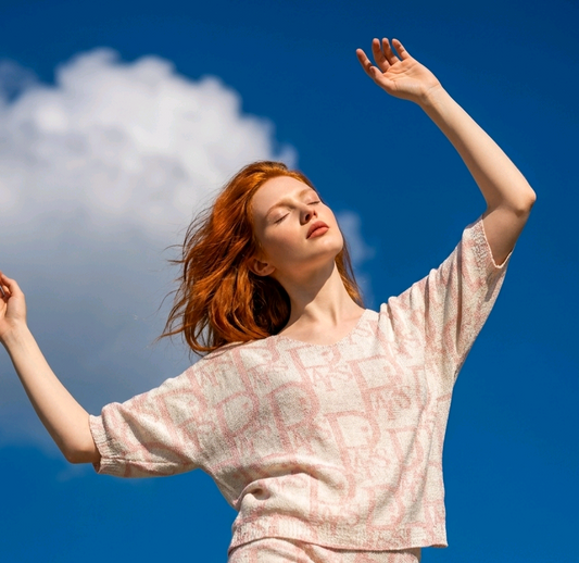 oversized marseillaise top for women