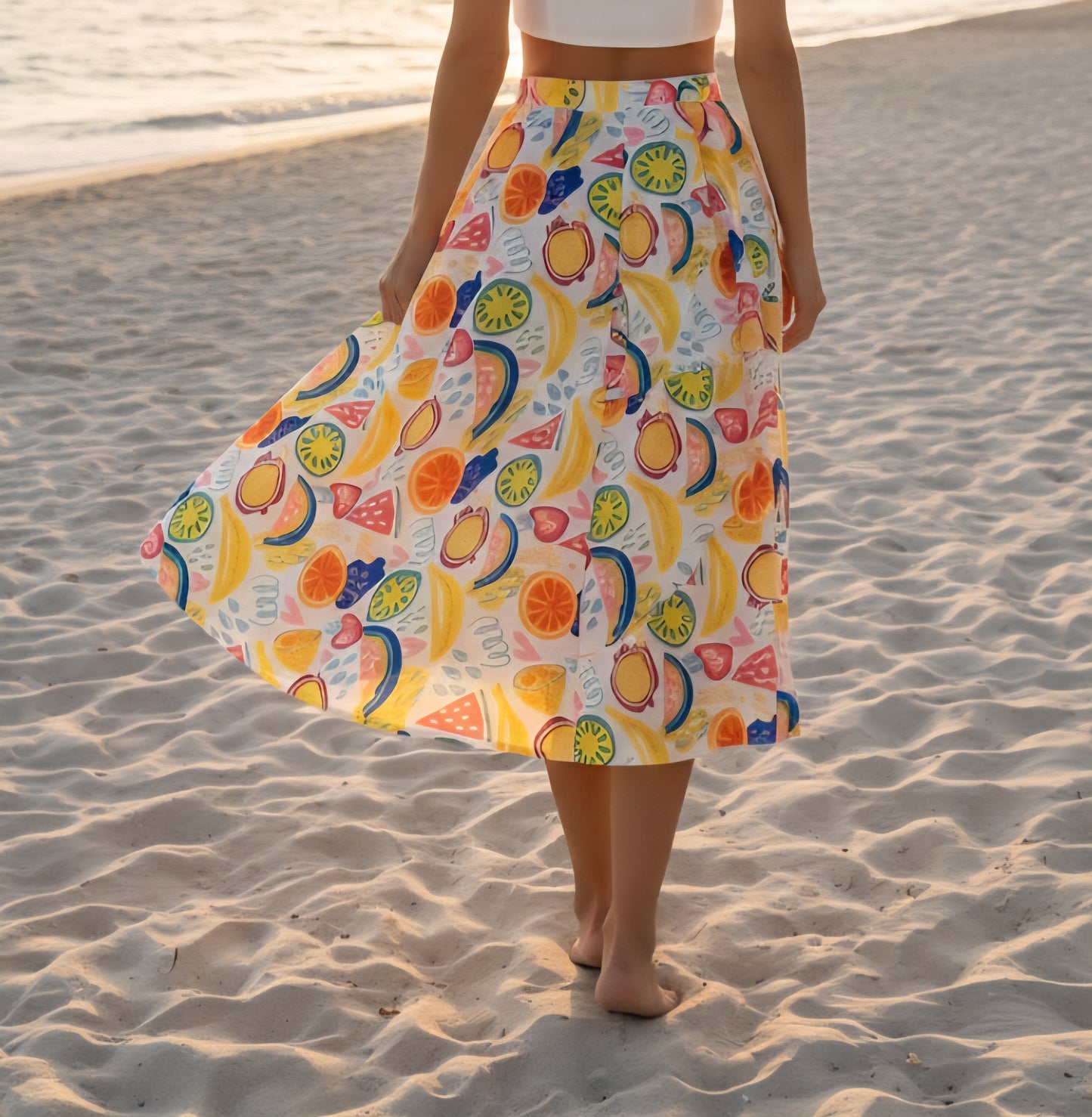 The Floral Fruit Skirt