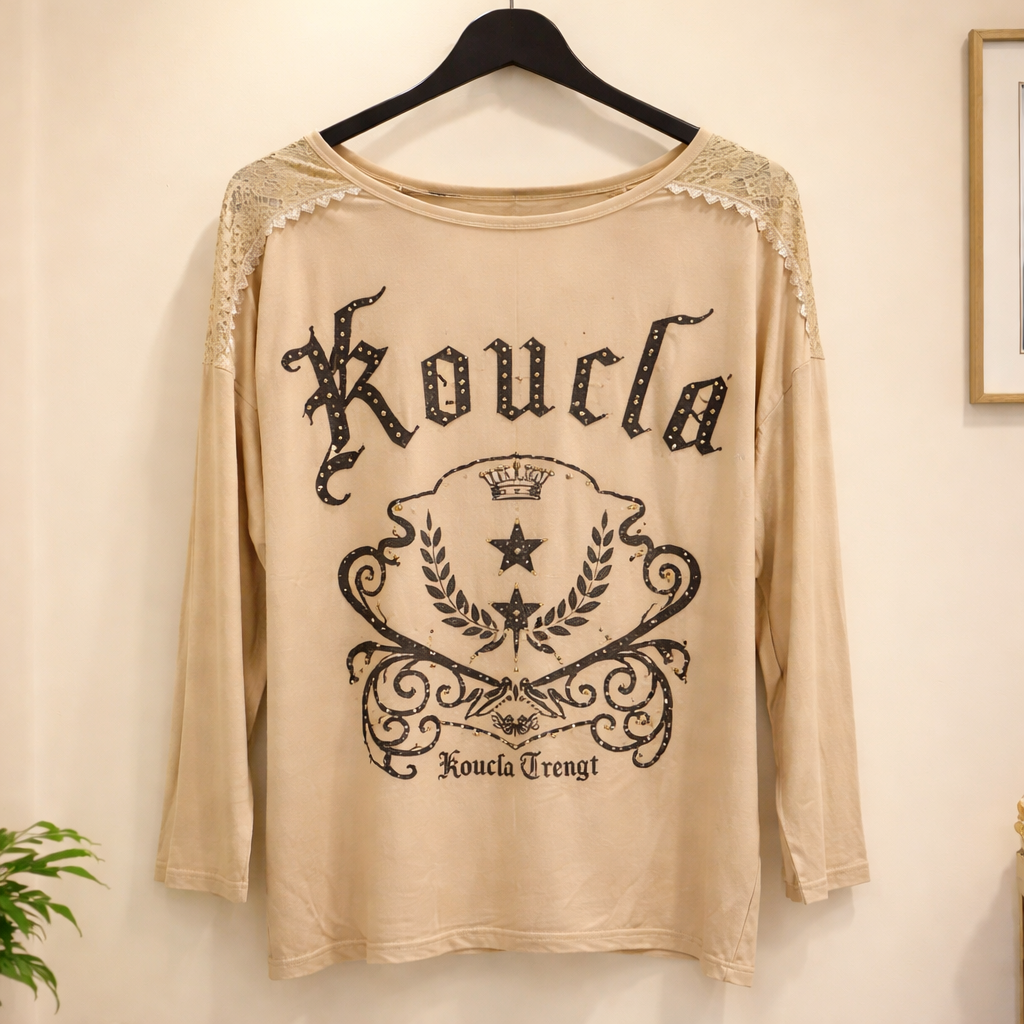 Oversized long sleeve top for women