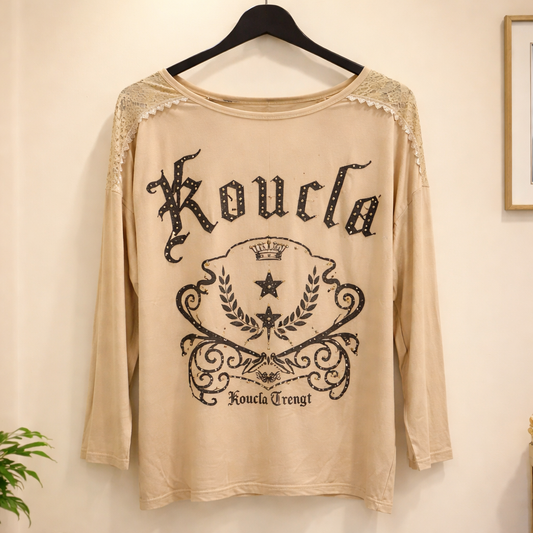 Oversized long sleeve top for women