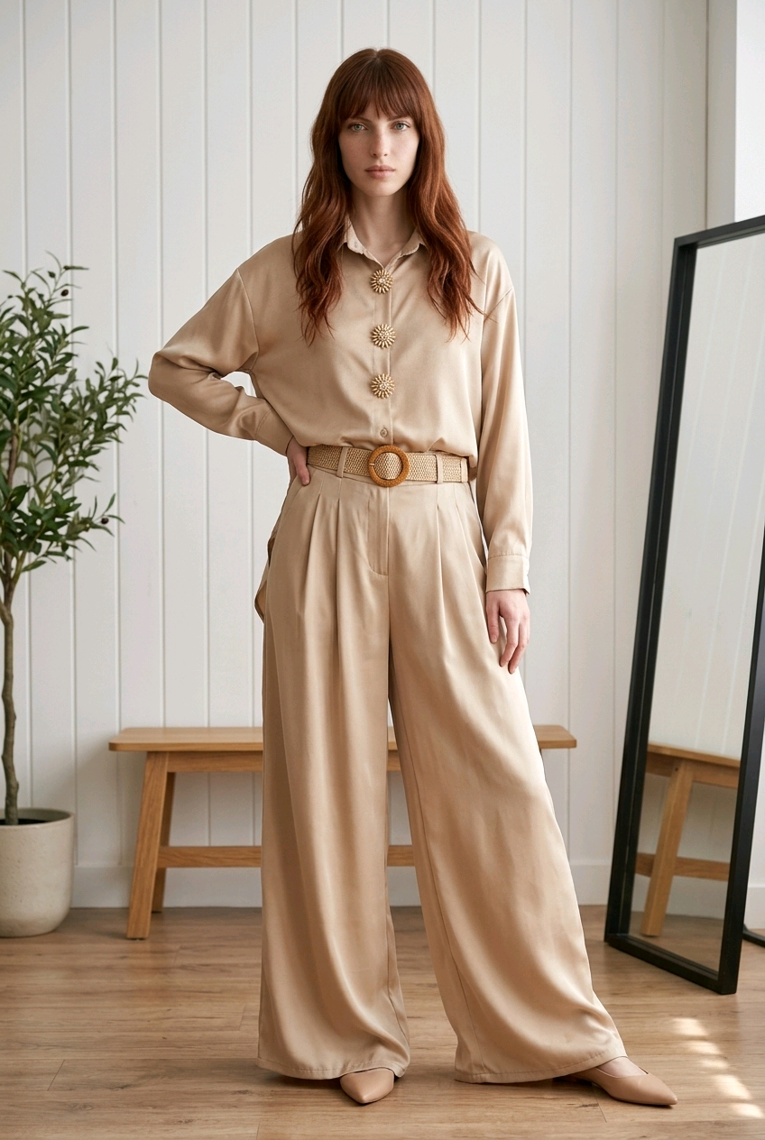 Satin set for women