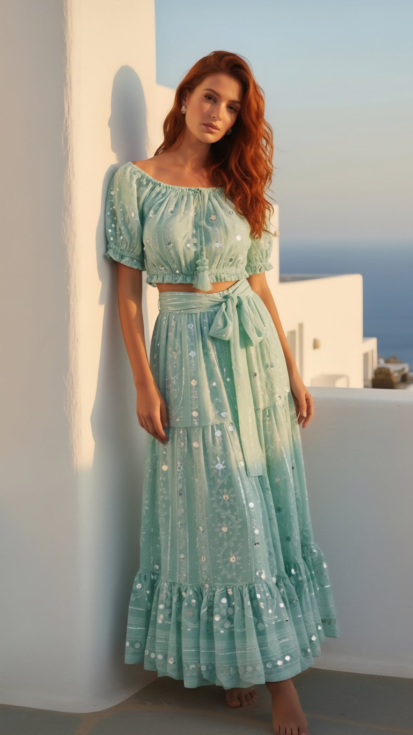 Mykonos Mirror Set