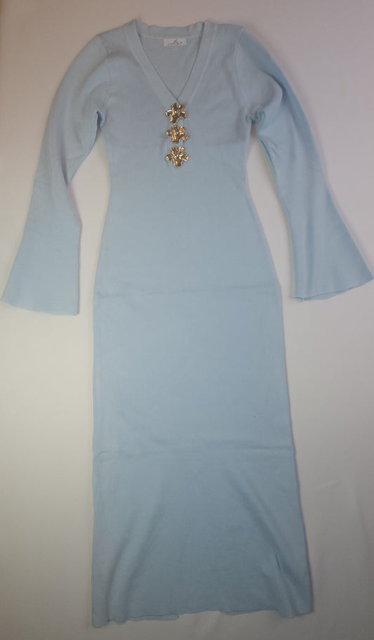 Long stretch maxi dress