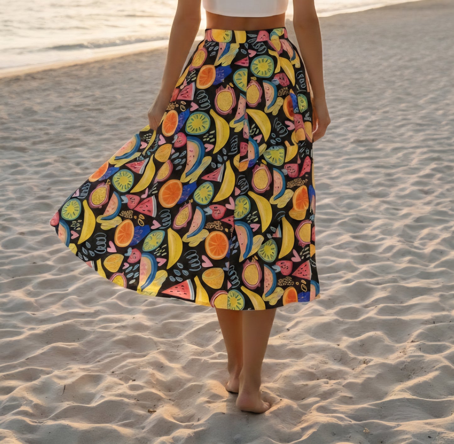 The Floral Fruit Skirt