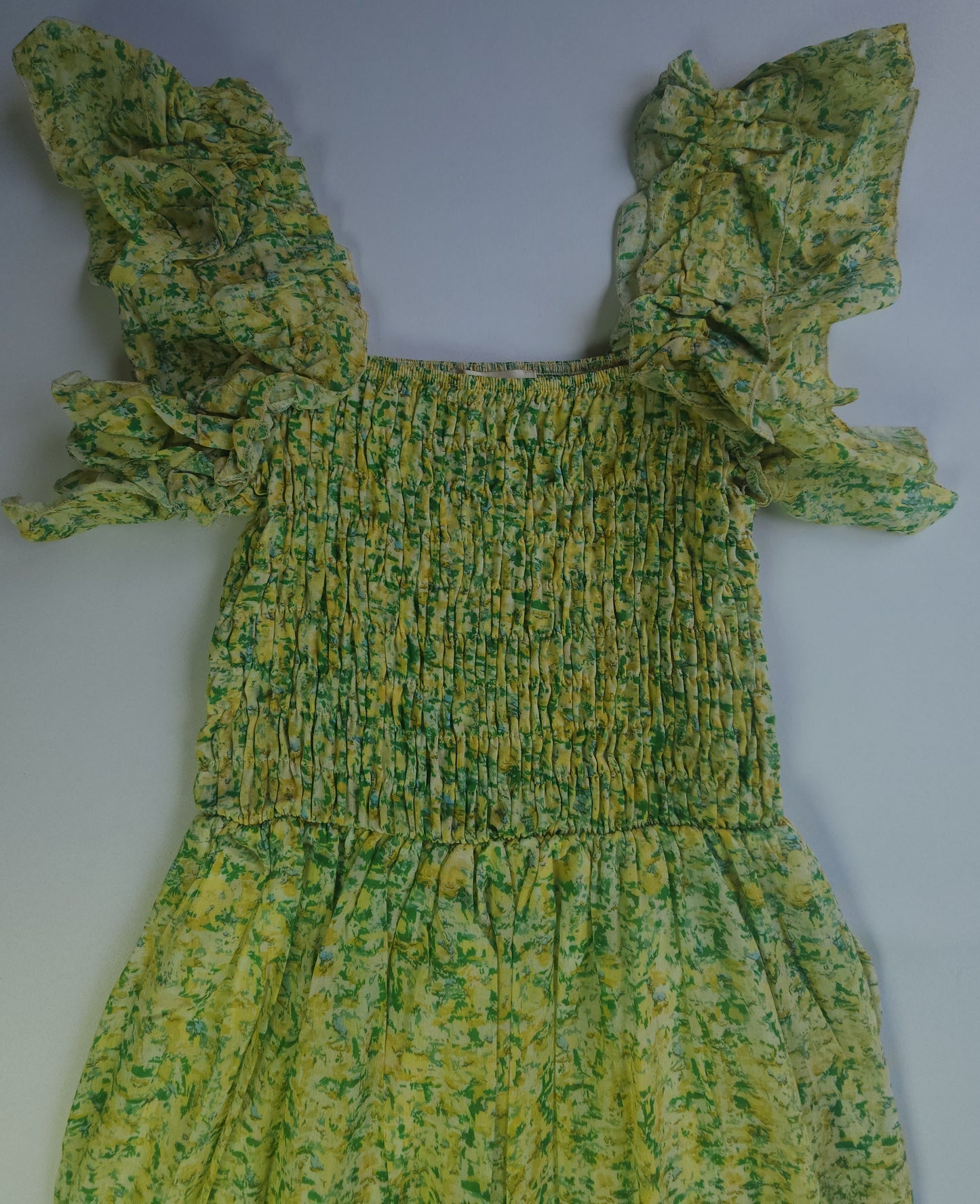 Long dress with flower print for women