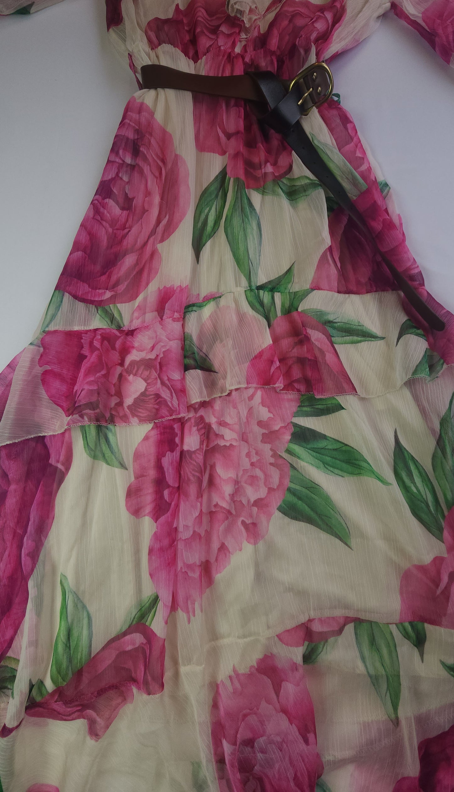 Long floral dress for women