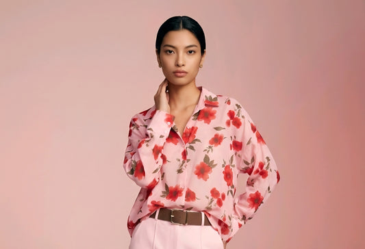 Floral shirt long sleeve