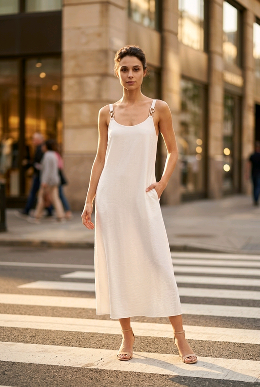 Lightweight and elegant Flowy Long Dress