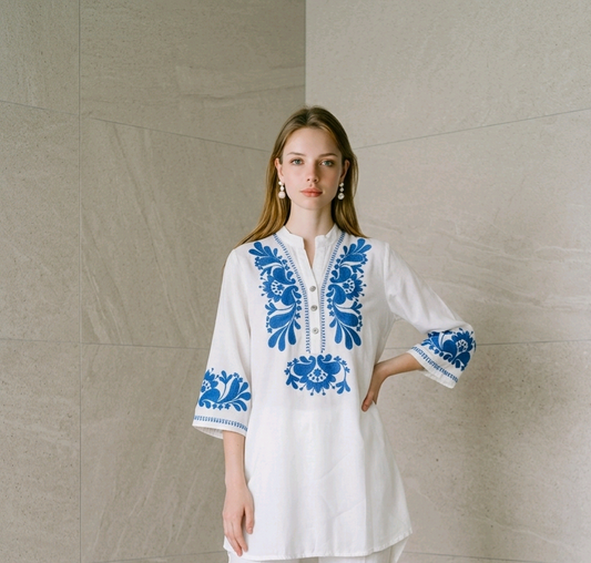 Mykonos linen dress for women