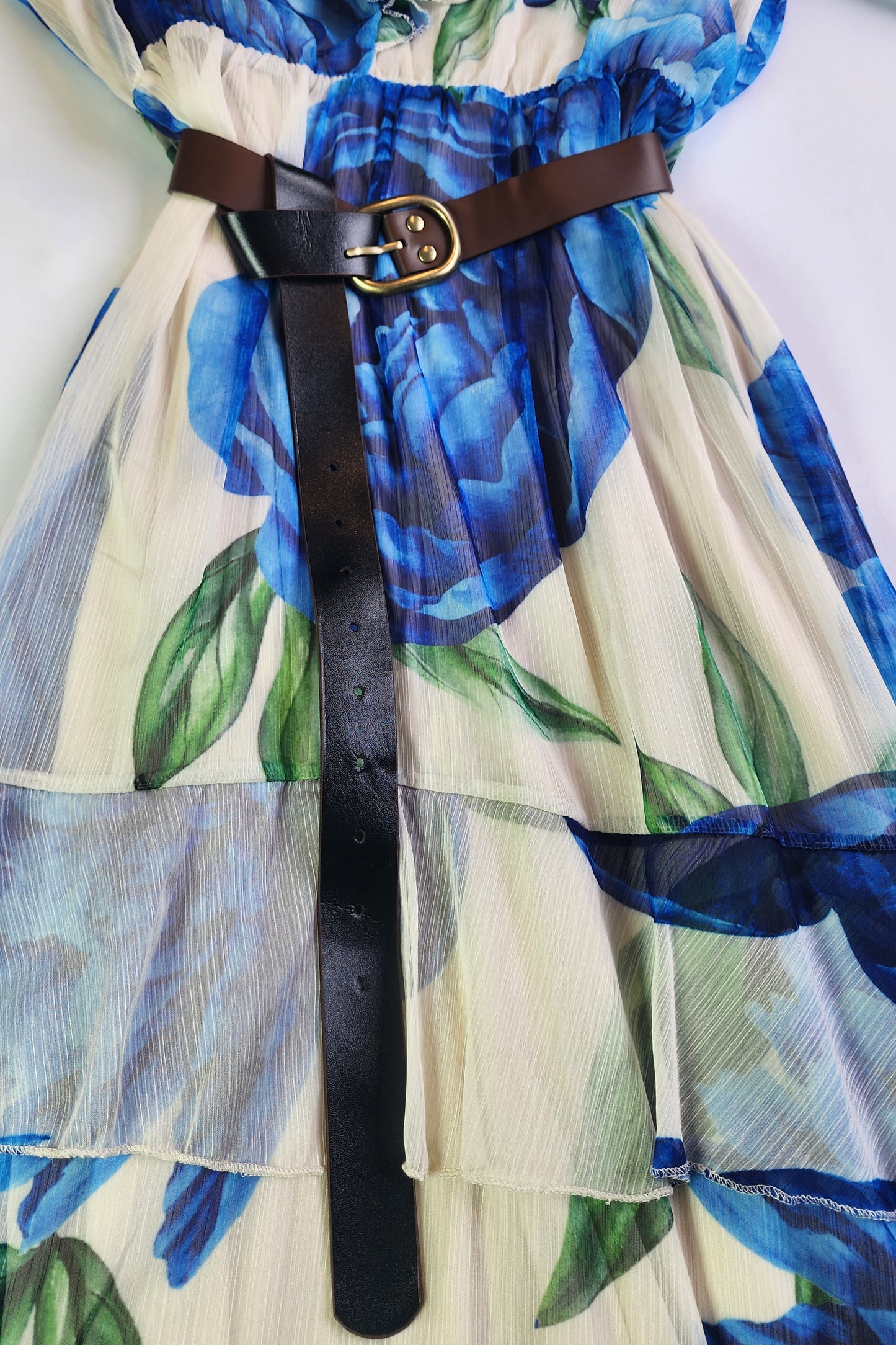 Long floral dress for women