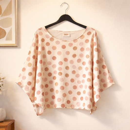 Effortless And Stylish Polka Dot Top