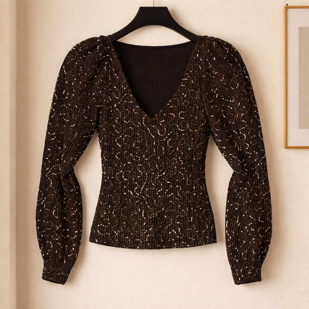 Bright top long sleeve for women