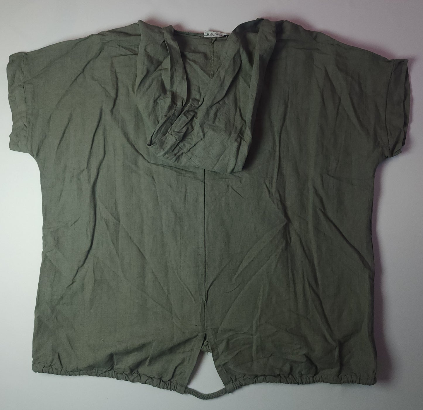 Linen top oversized for women