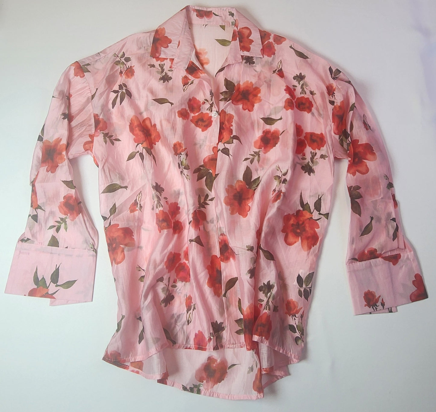 Floral shirt long sleeve