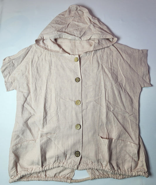 Linen top oversized for women