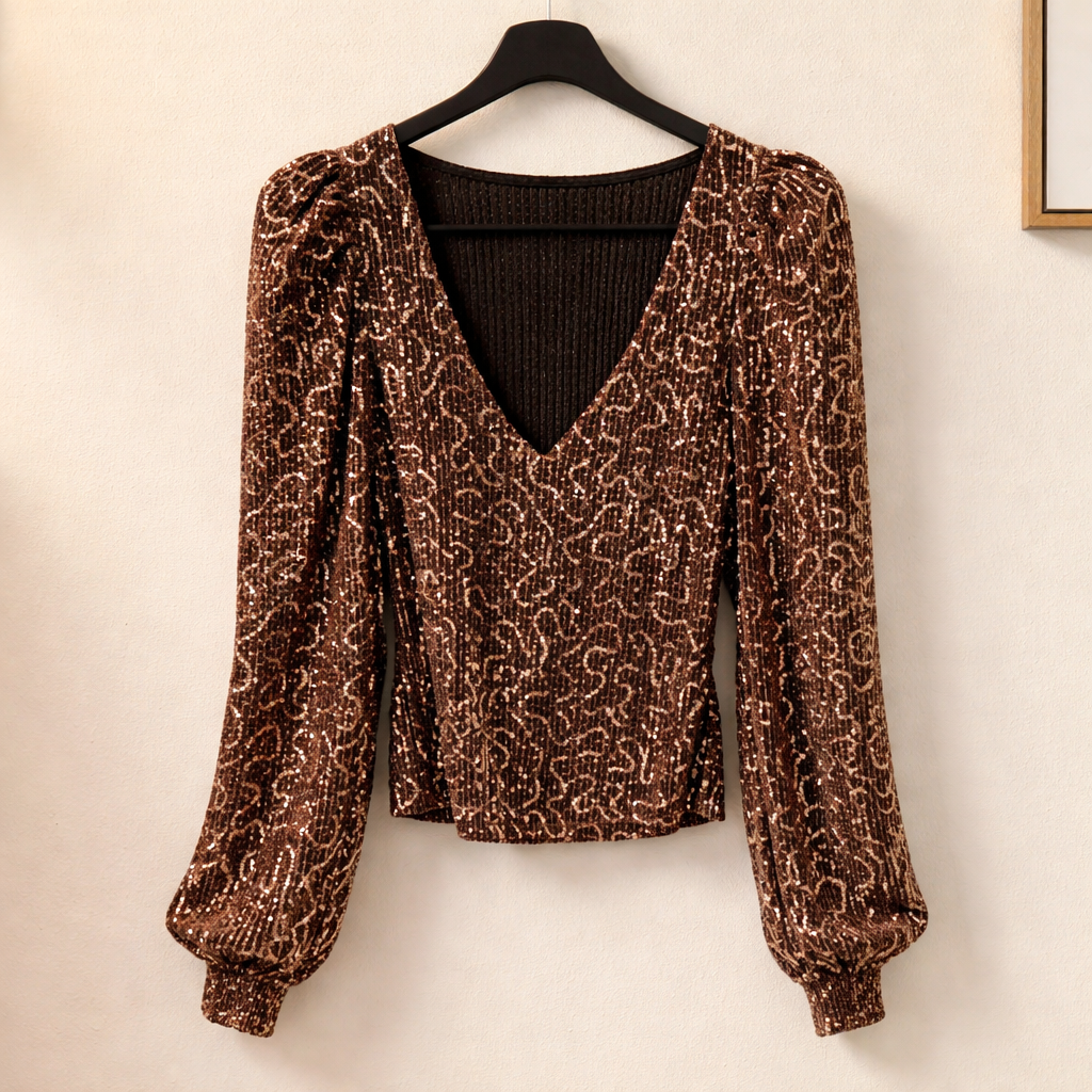 Bright top long sleeve for women