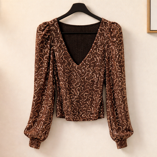 Bright top long sleeve for women